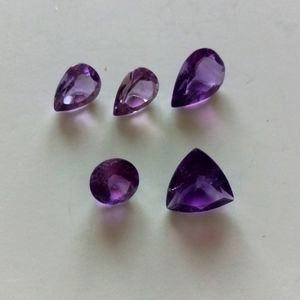 Bundle of Amethyst Loose Gemstones - 16.37ct TW